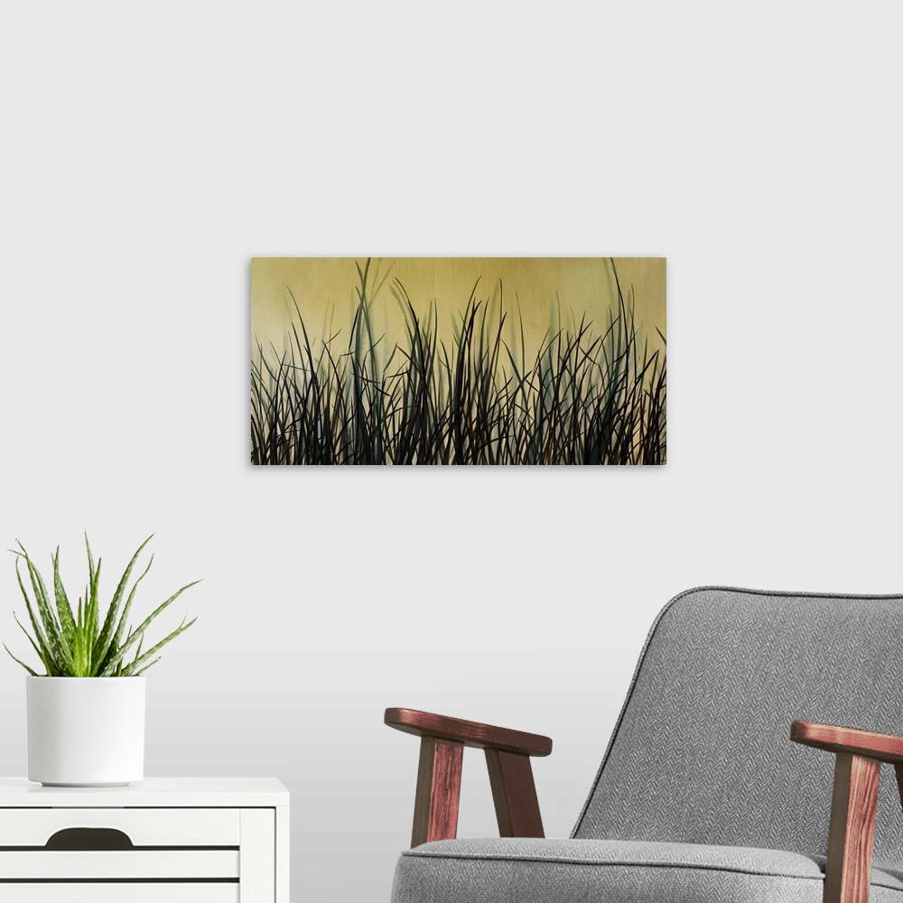 A modern room featuring Wetland Brush