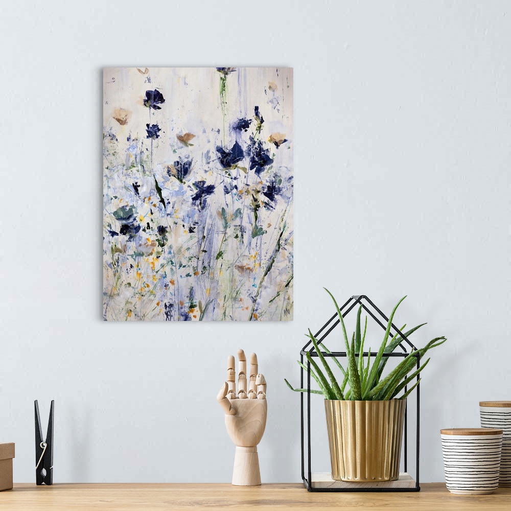 A bohemian room featuring Wildflowers for Free II