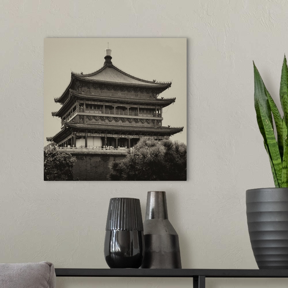 A modern room featuring Bell Tower 14th Century, Xi'an City, China 10MKm2 Collection.