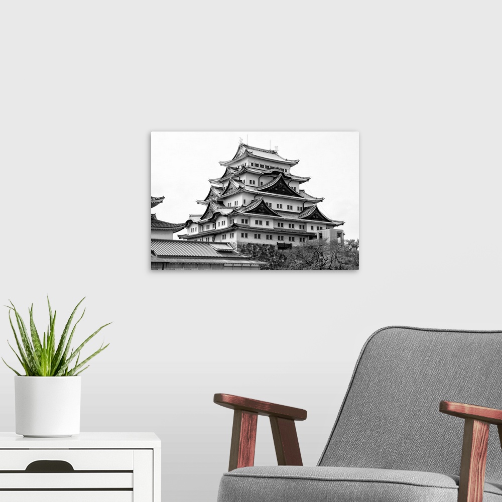 A modern room featuring "Black Japan Collection" by Philippe Hugonnard. This new series of captivating black and white ph...