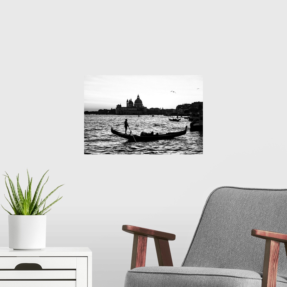 A modern room featuring This new photography collection taken in Venice captures the timeless and mystical essence of thi...