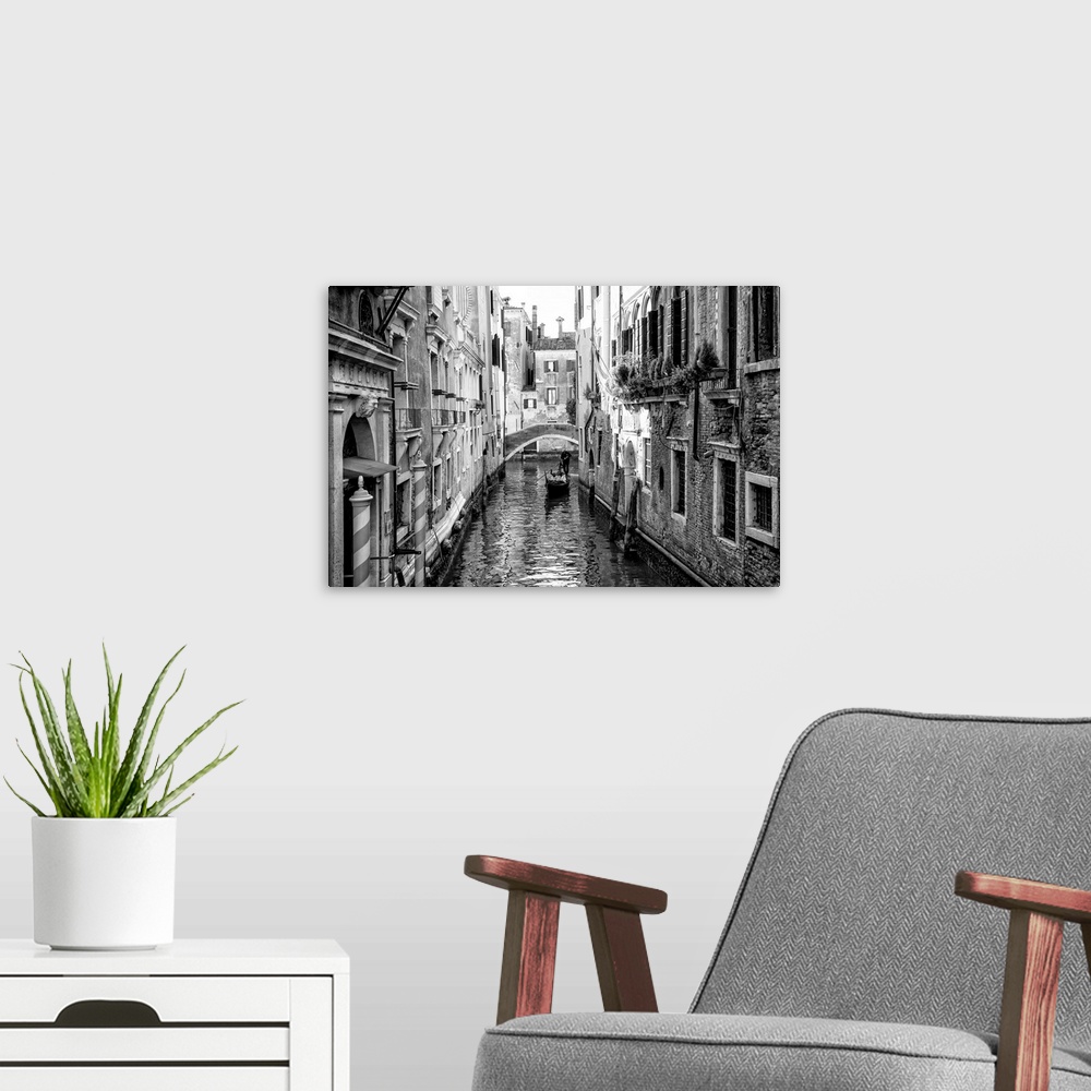 A modern room featuring This new photography collection taken in Venice captures the timeless and mystical essence of thi...