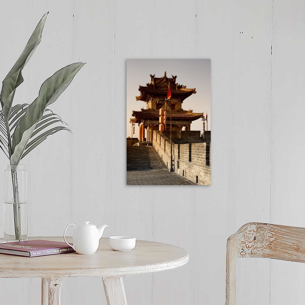 A farmhouse room featuring City Walls at sunset, Xi'an City, China 10MKm2 Collection.