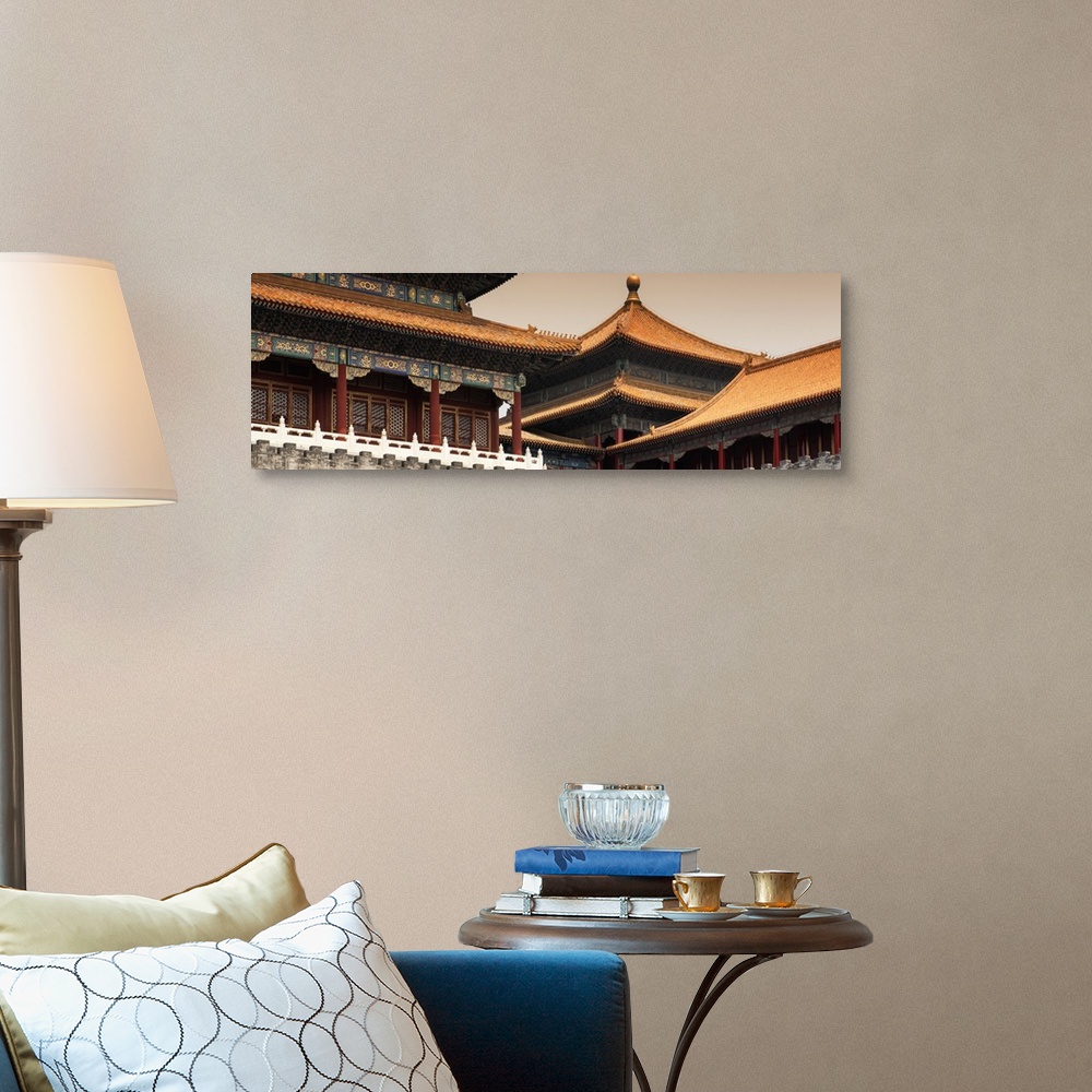 A traditional room featuring Forbidden City Architecture, China 10MKm2 Collection.