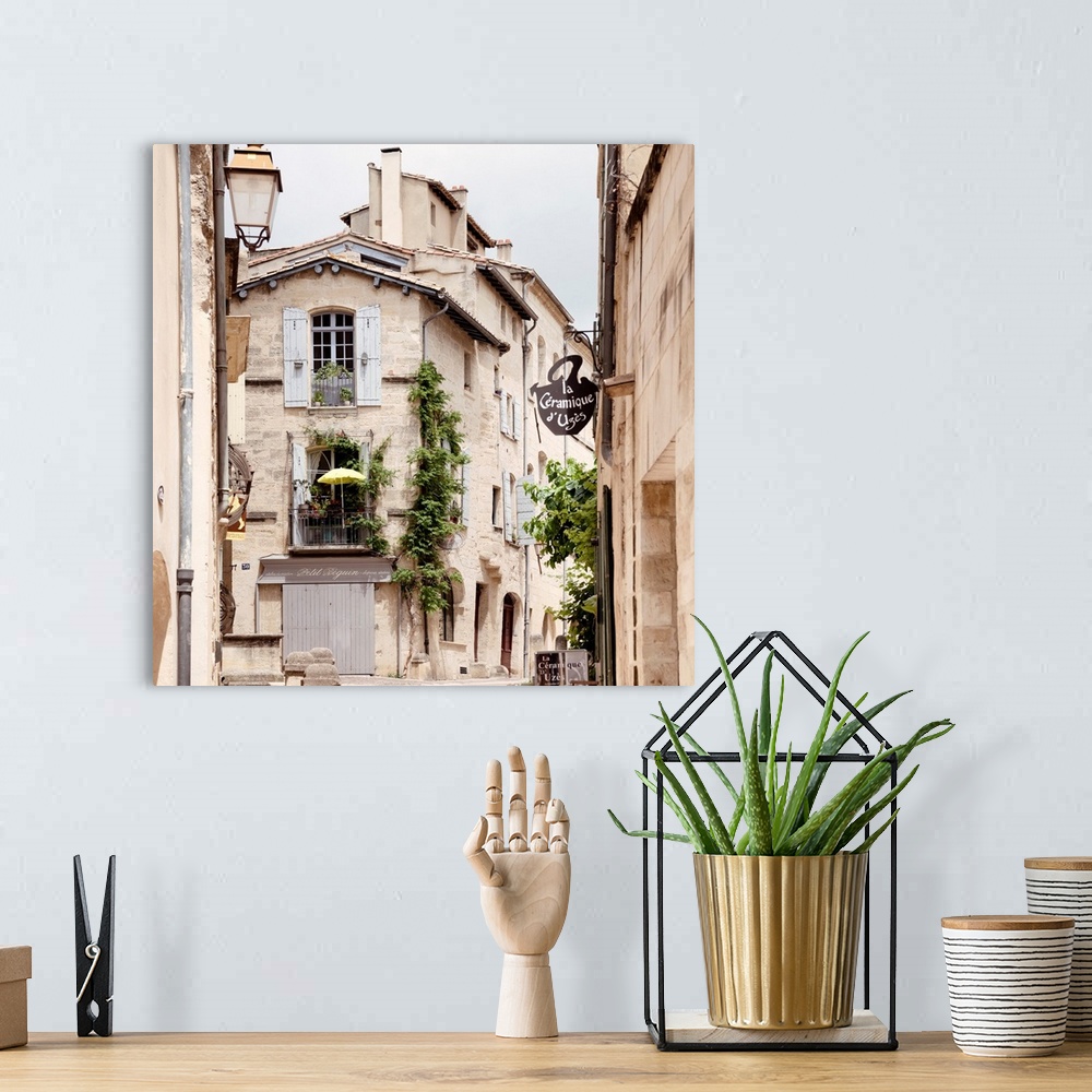 A bohemian room featuring France Provence Square Collection - Provencal Building