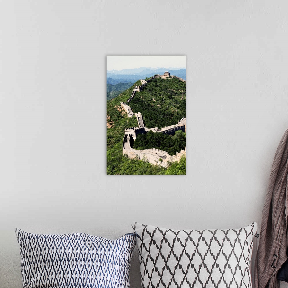 A bohemian room featuring Great Wall of China, China 10MKm2 Collection.