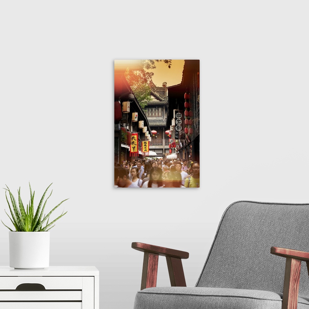 A modern room featuring Instants Of Series, Street Atmosphere, China 10MKm2 Collection.