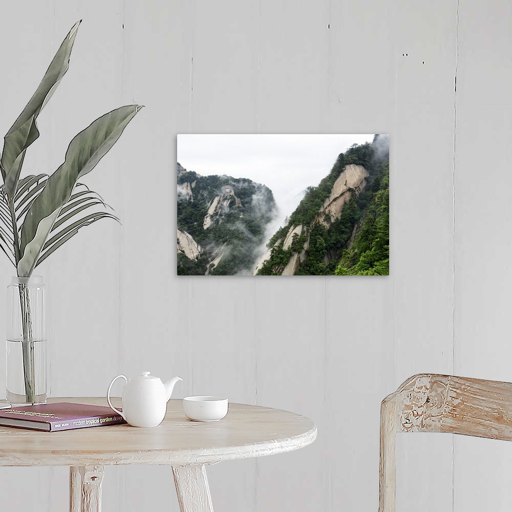 A farmhouse room featuring Mount Huashan, Shaanxi, China 10MKm2 Collection.