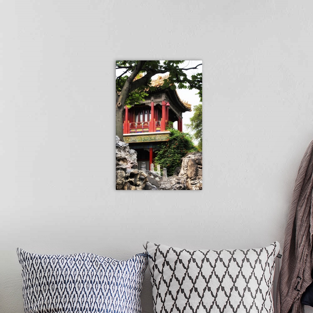 A bohemian room featuring Pavilion Architecture, China 10MKm2 Collection.