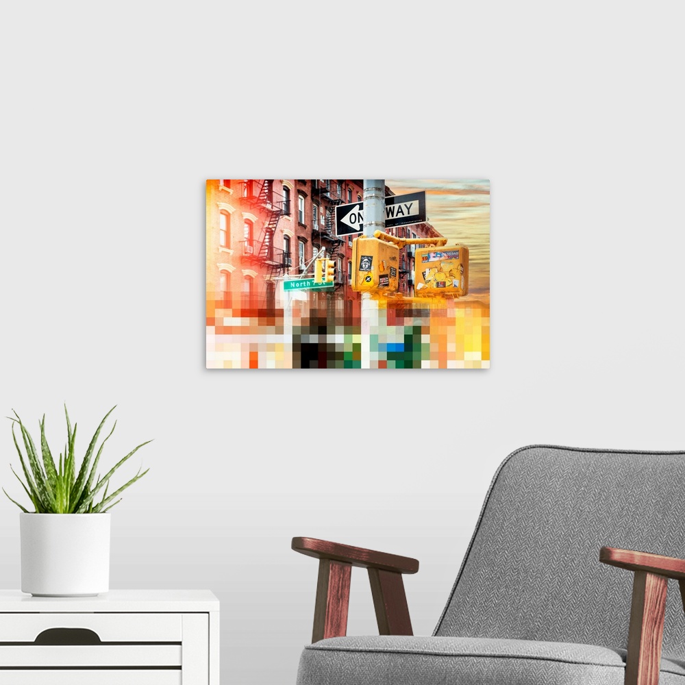A modern room featuring This new collection of Photographic Art created by Philippe Hugonnard highlights the beauty of Am...