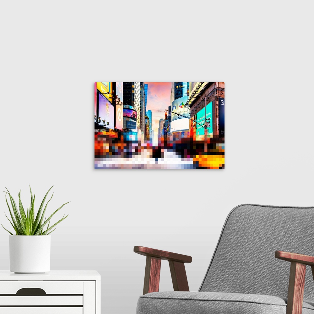 A modern room featuring This new collection of Photographic Art created by Philippe Hugonnard highlights the beauty of Am...