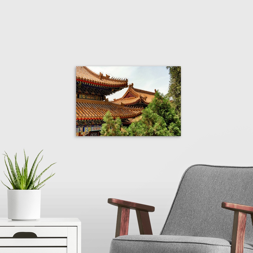 A modern room featuring Summer Palace Architecture, China 10MKm2 Collection.