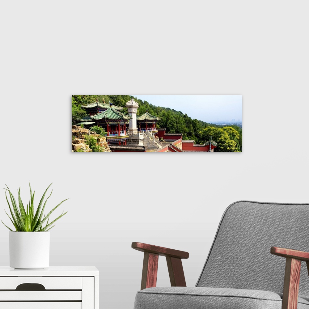 A modern room featuring Summer Palace Architecture, China 10MKm2 Collection.