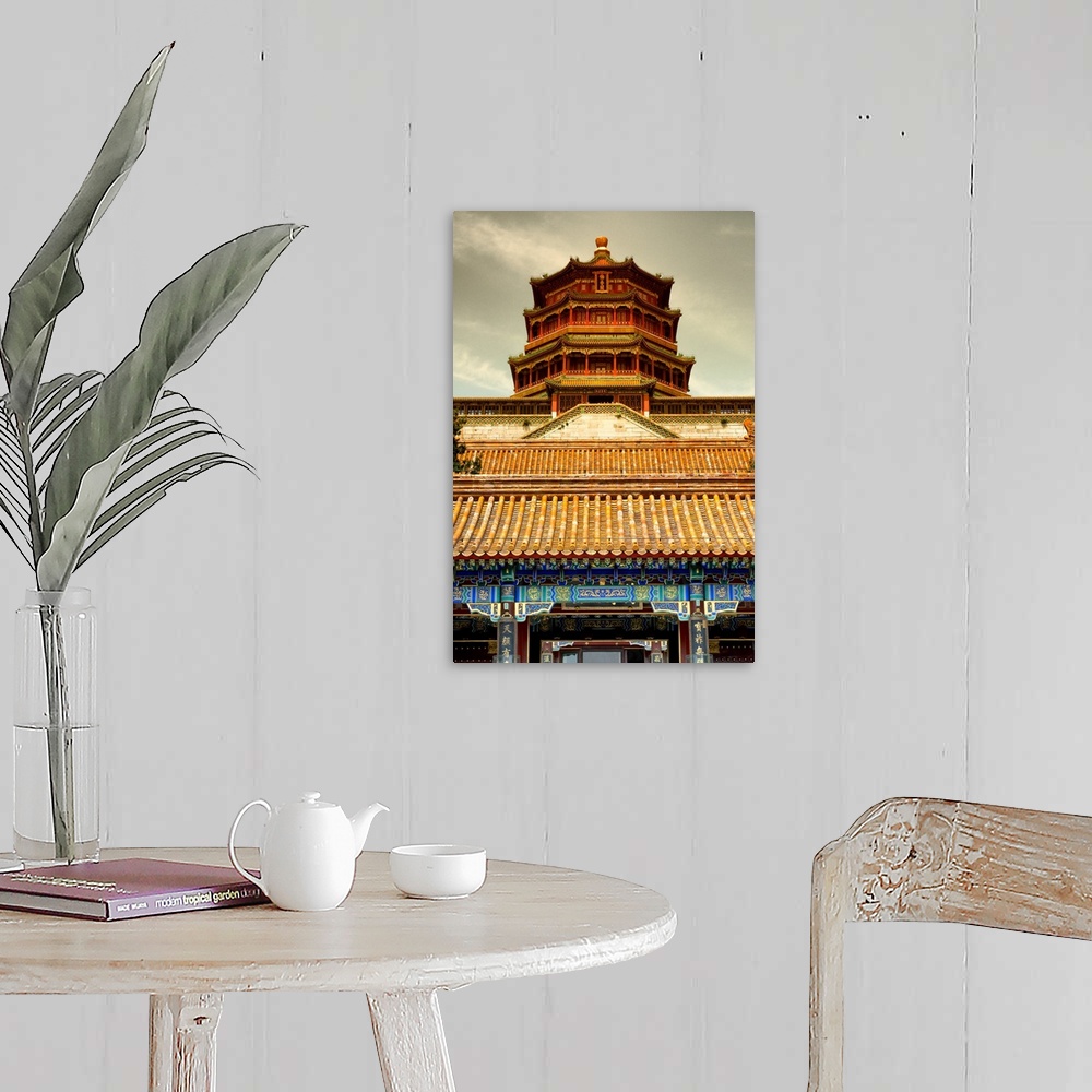 A farmhouse room featuring Summer Palace Temple, China 10MKm2 Collection.