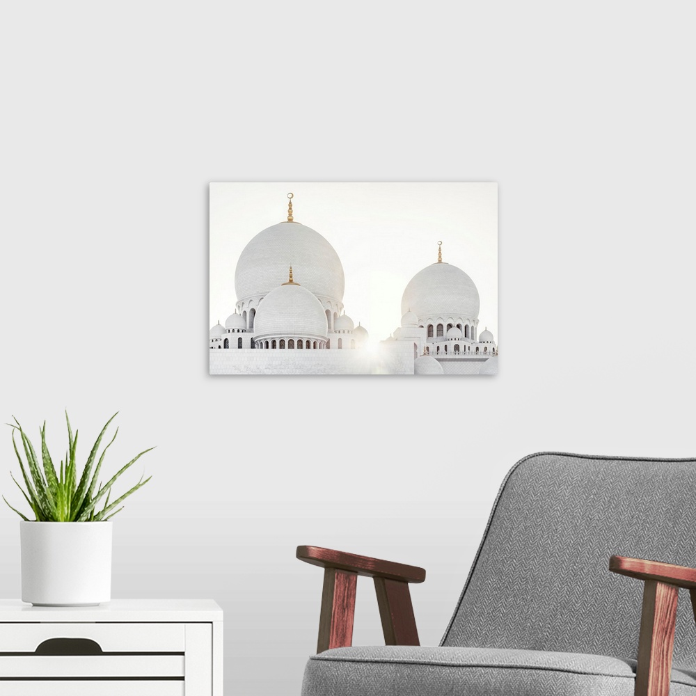 A modern room featuring White Mosque Collection by Philippe Hugonnard