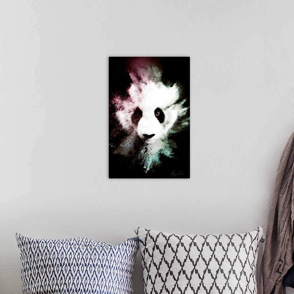 A bohemian room featuring Wild Explosion Collection - The Panda