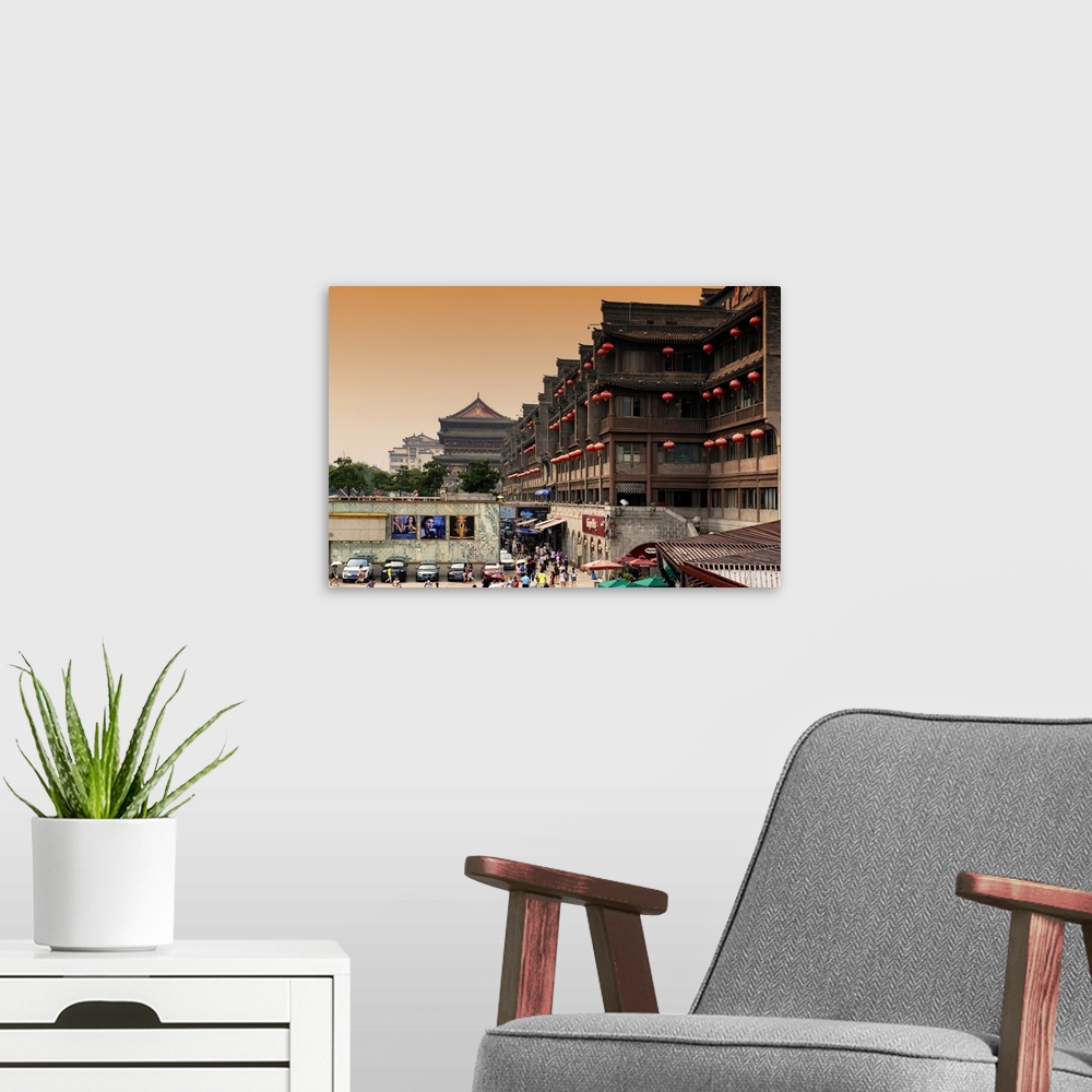 A modern room featuring Xi'an City, China 10MKm2 Collection.