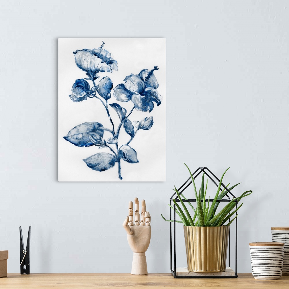 A bohemian room featuring Blue Blooming