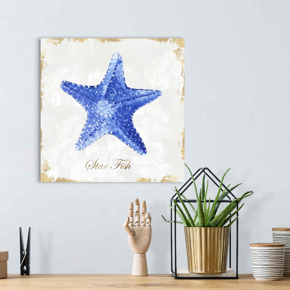 A bohemian room featuring Blue Starfish