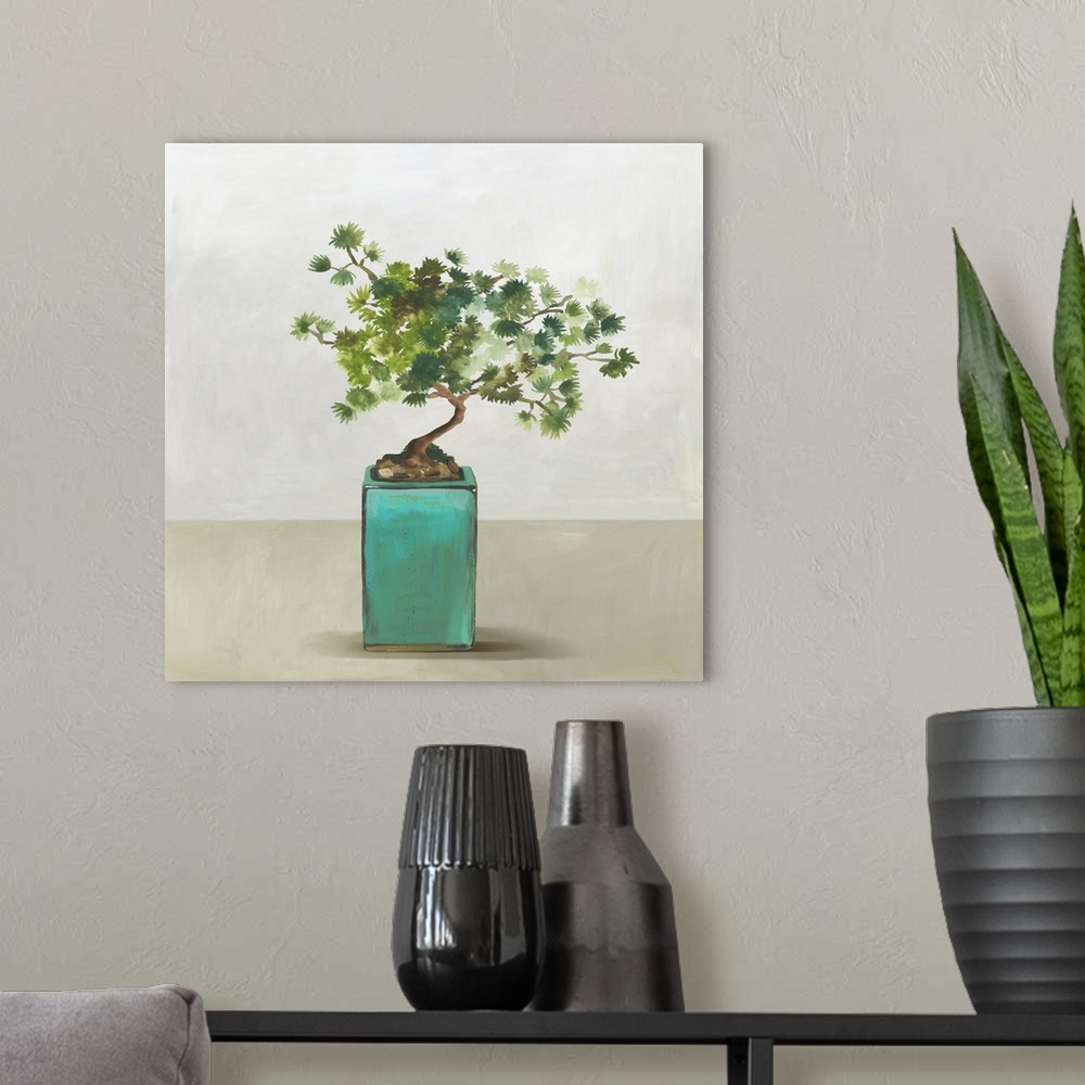 A modern room featuring Bonsai Tree III
