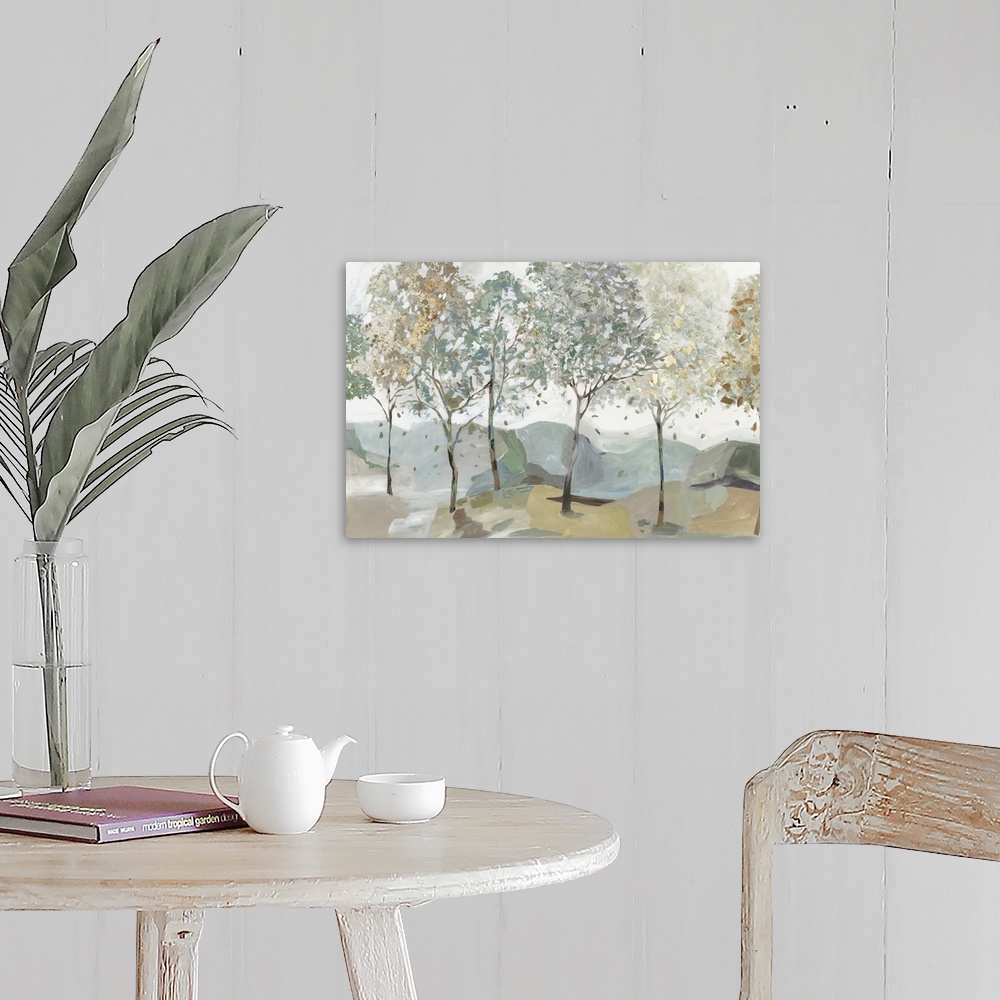 A farmhouse room featuring Breezy Landscape I