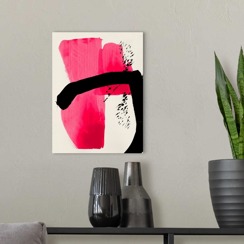 A modern room featuring Bright Strokes II
