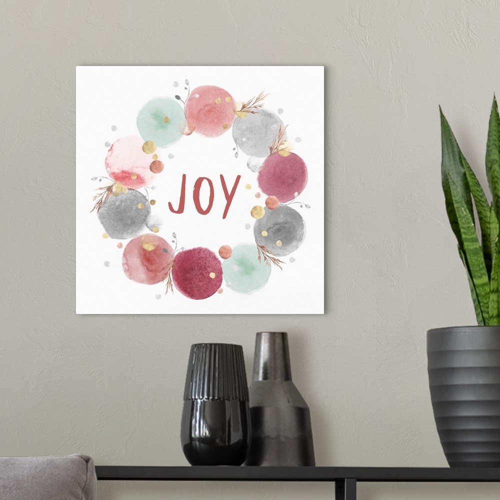 A modern room featuring Circle of Joy