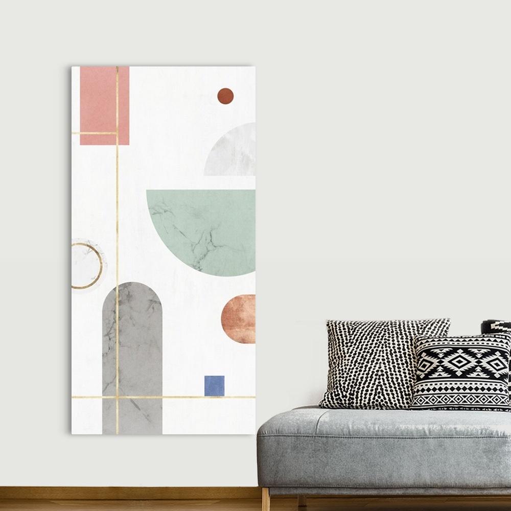 A bohemian room featuring Complementary Forms II