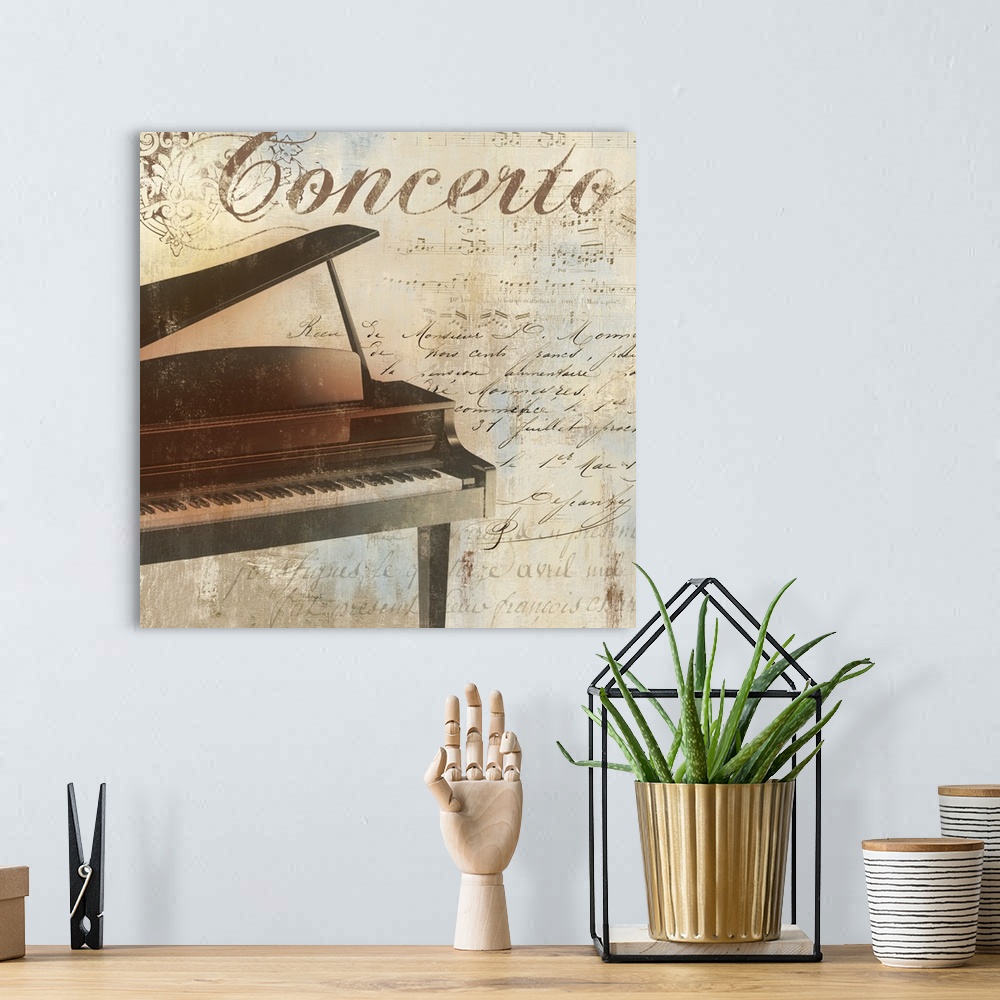 A bohemian room featuring Concerto