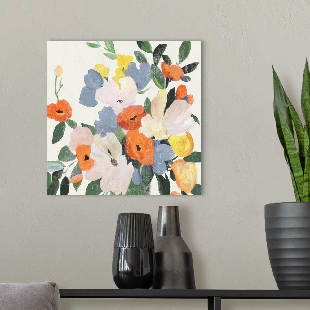 A modern room featuring Florals In Vase I