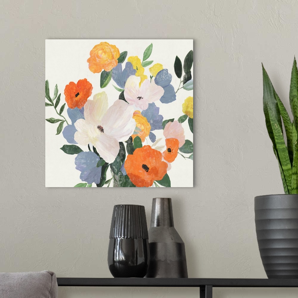 A modern room featuring Florals In Vase II