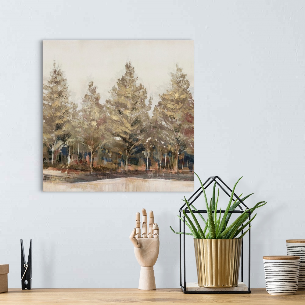 A bohemian room featuring Gold Forest II