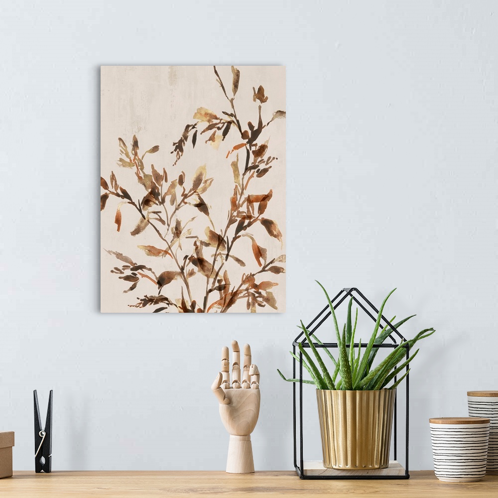 A bohemian room featuring Golden Frond II