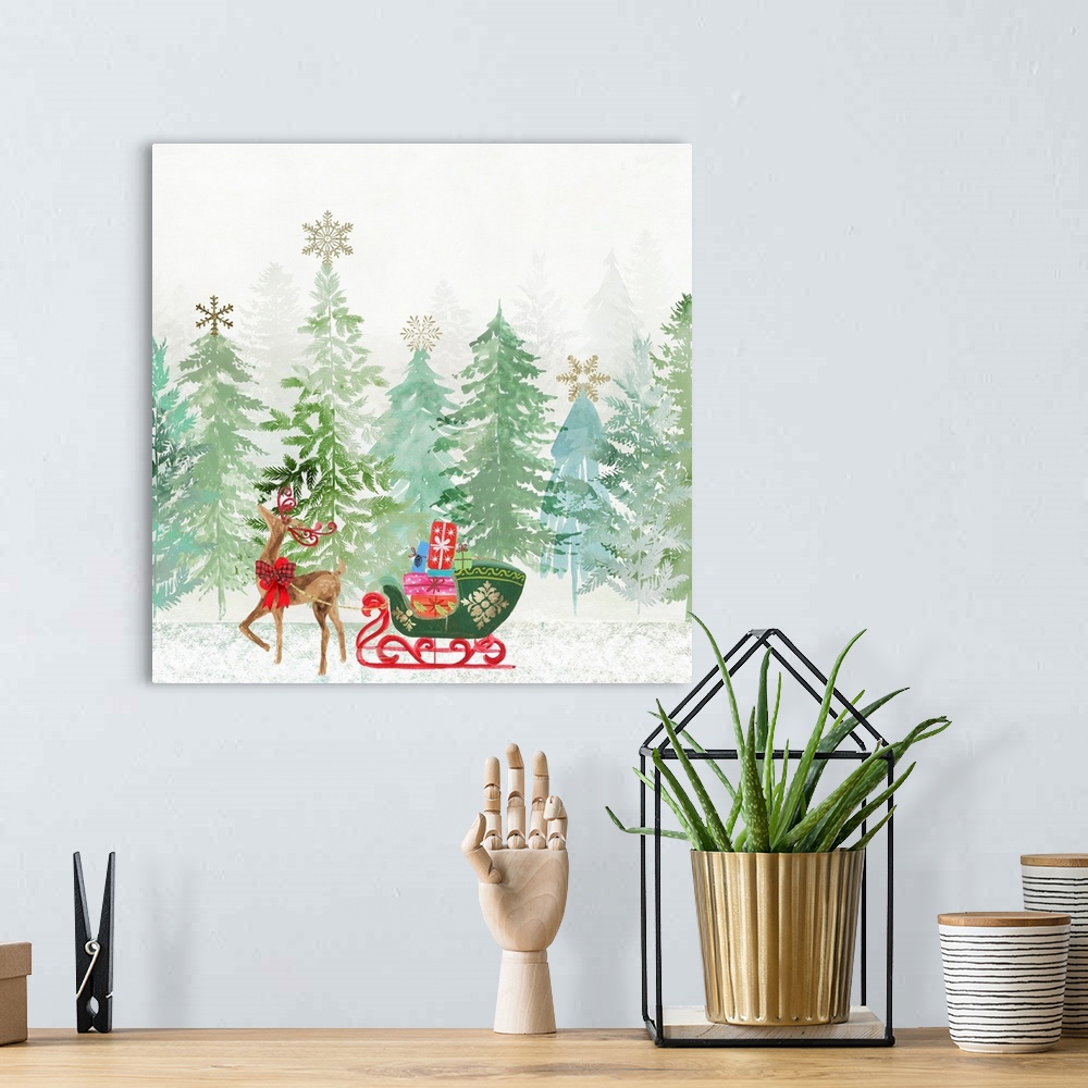 A bohemian room featuring Holiday Greetings