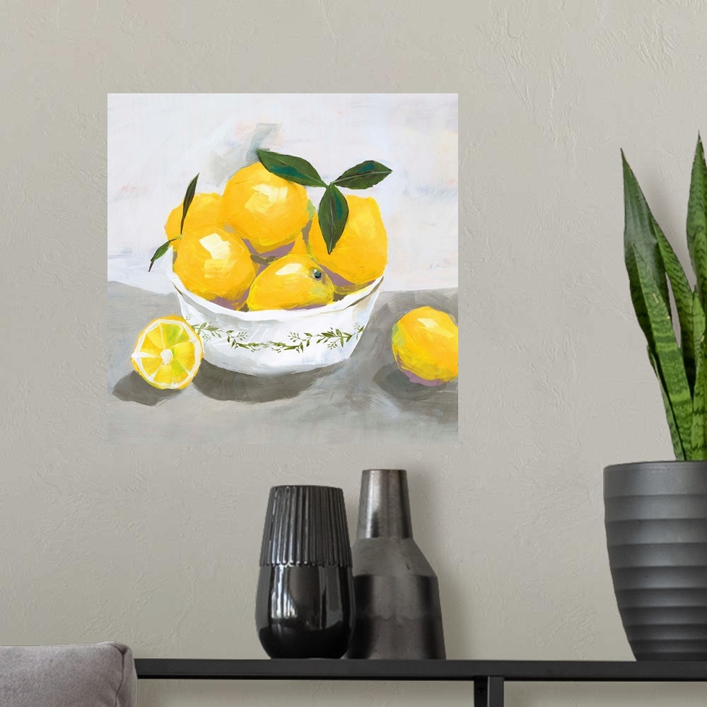 A modern room featuring Lemons
