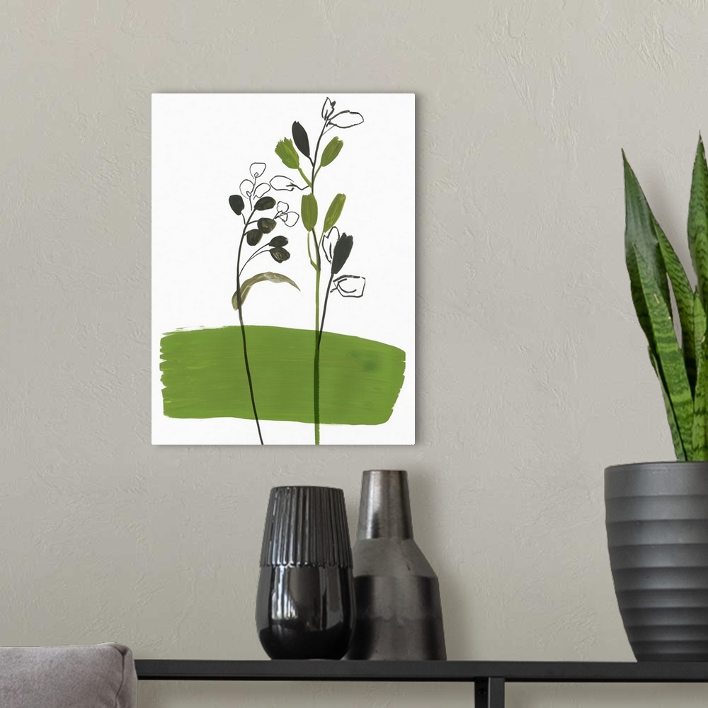 A modern room featuring Little Herb I