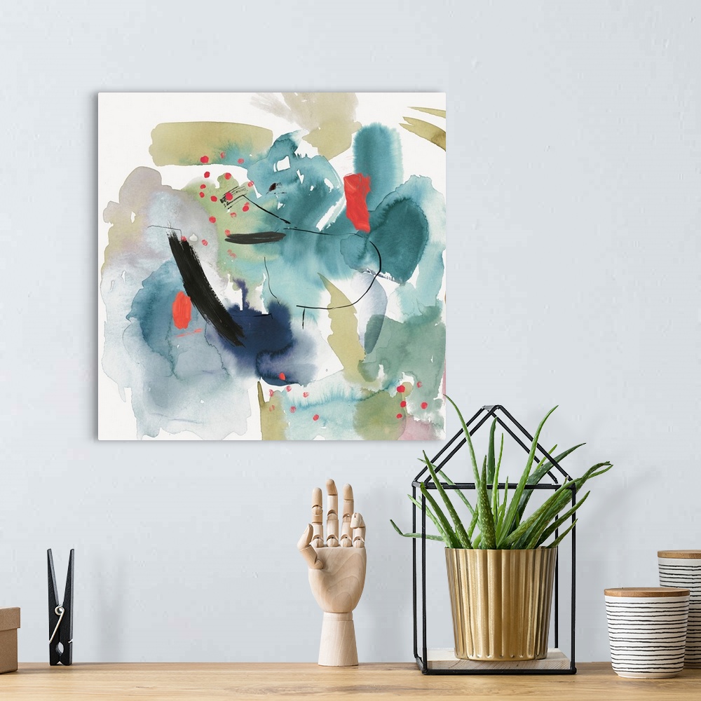 A bohemian room featuring Multi Abstract
