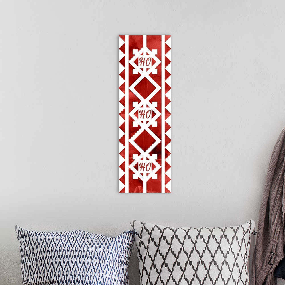 A bohemian room featuring Nordic Quilt III