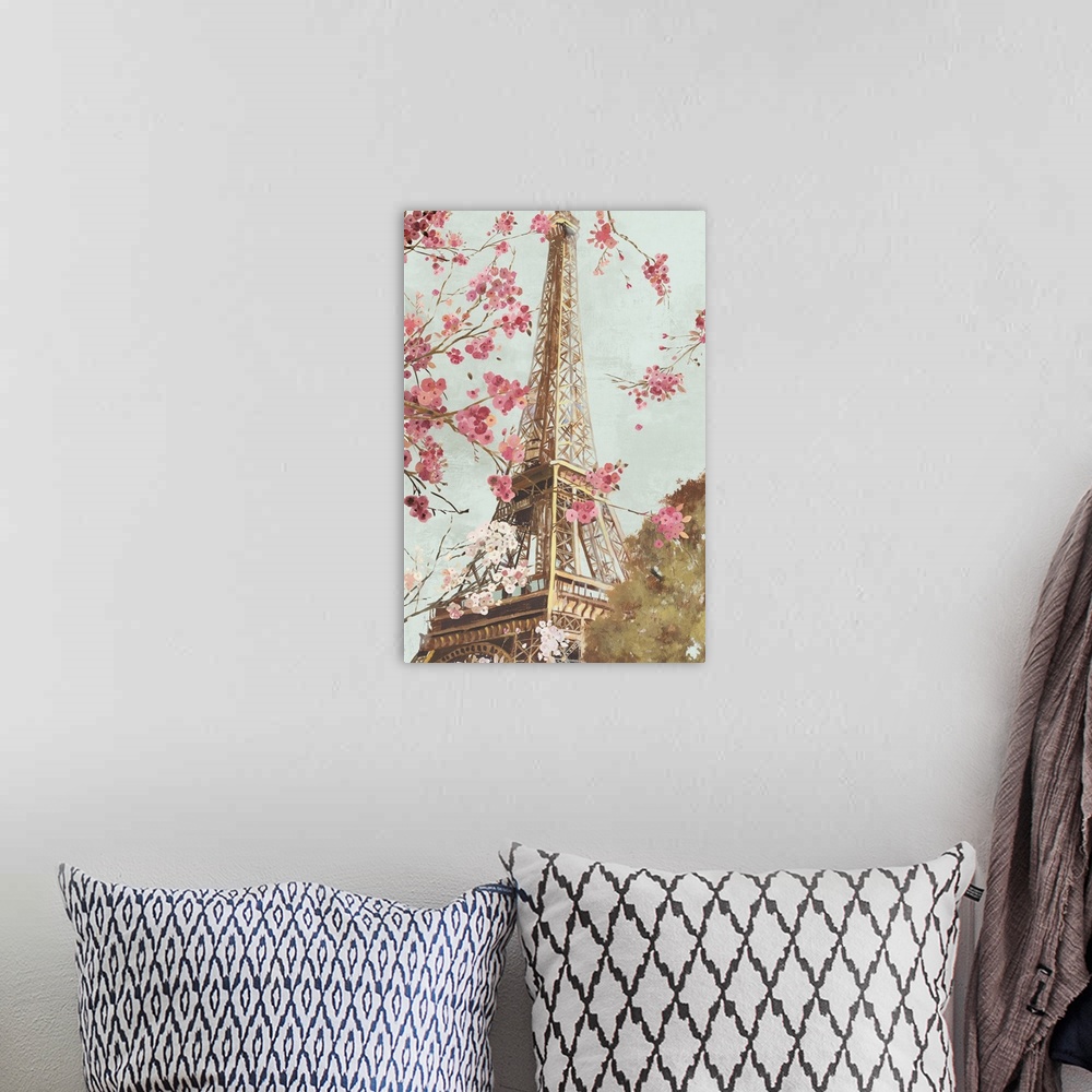 A bohemian room featuring Paris in the Spring I
