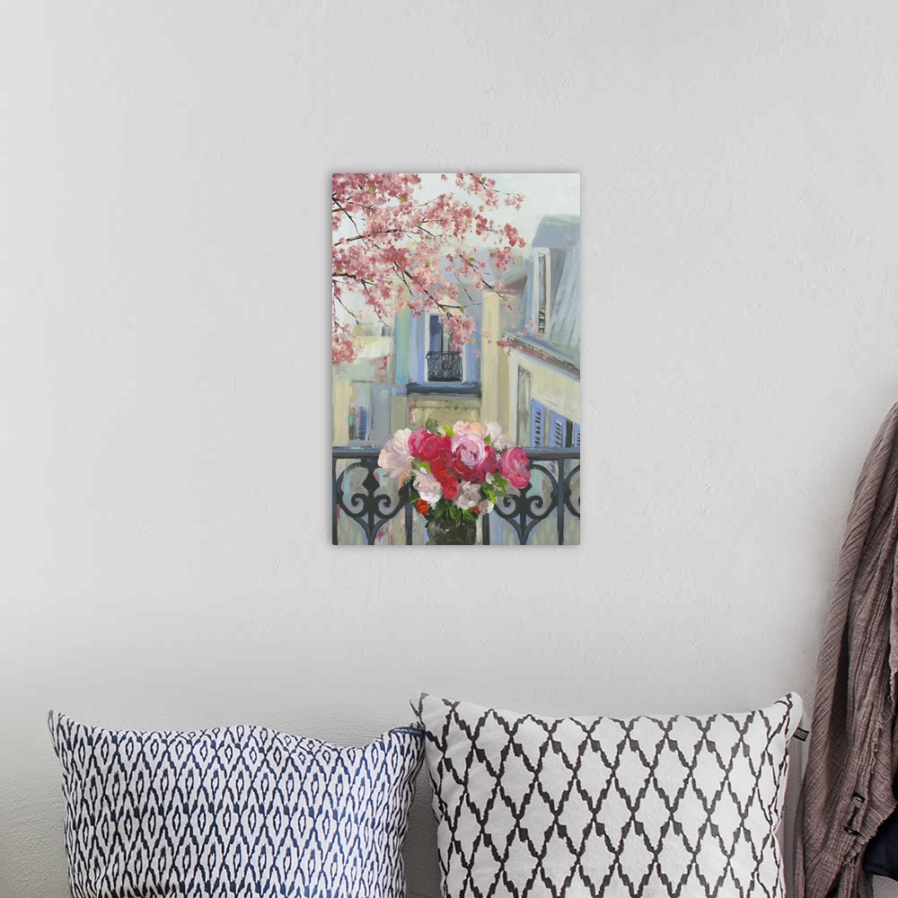 A bohemian room featuring Paris in the Spring II
