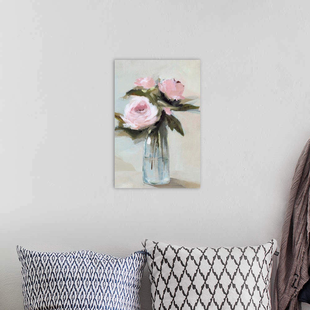A bohemian room featuring Peonies in a Vase I