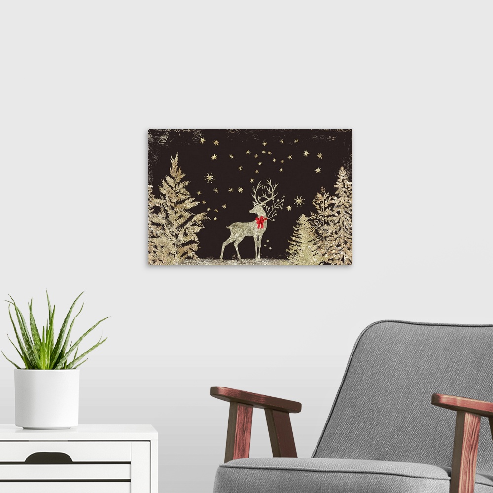 A modern room featuring Prancer At Night
