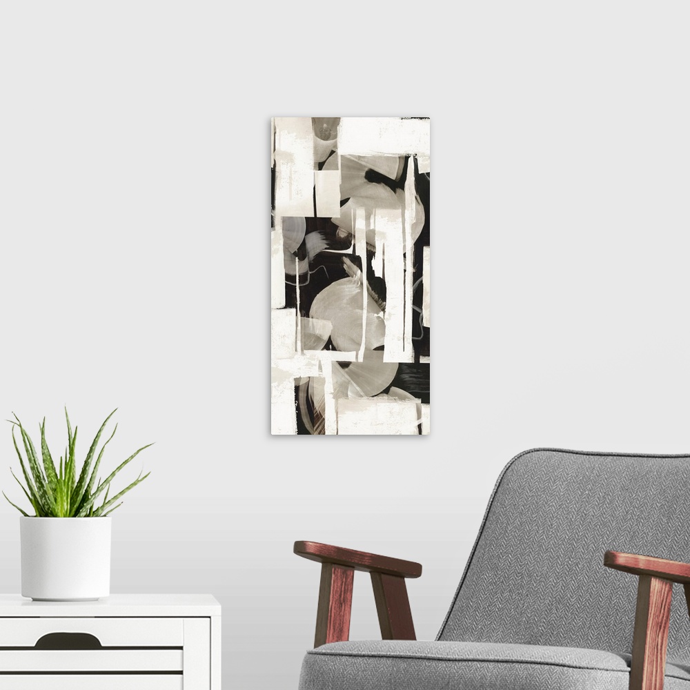A modern room featuring Puzzle Pieces II