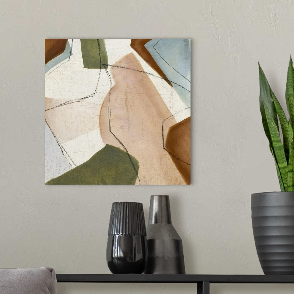A modern room featuring Shape Abstract II