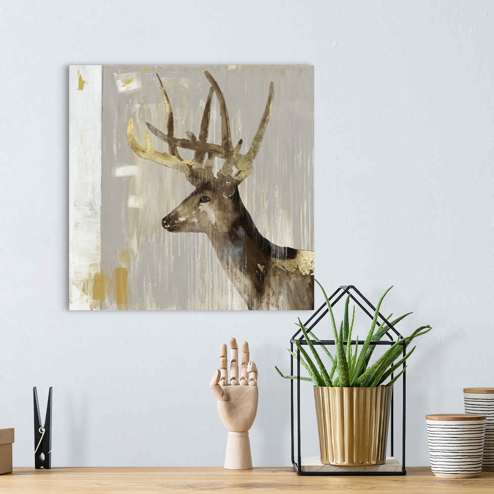 A bohemian room featuring Stag I
