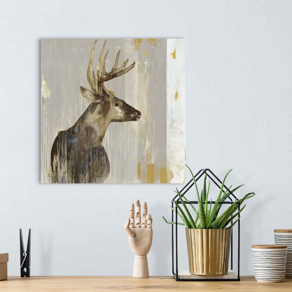 A bohemian room featuring Stag II