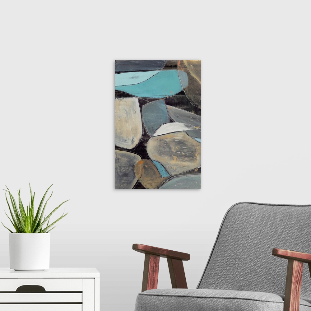 A modern room featuring Stone Pebbles II