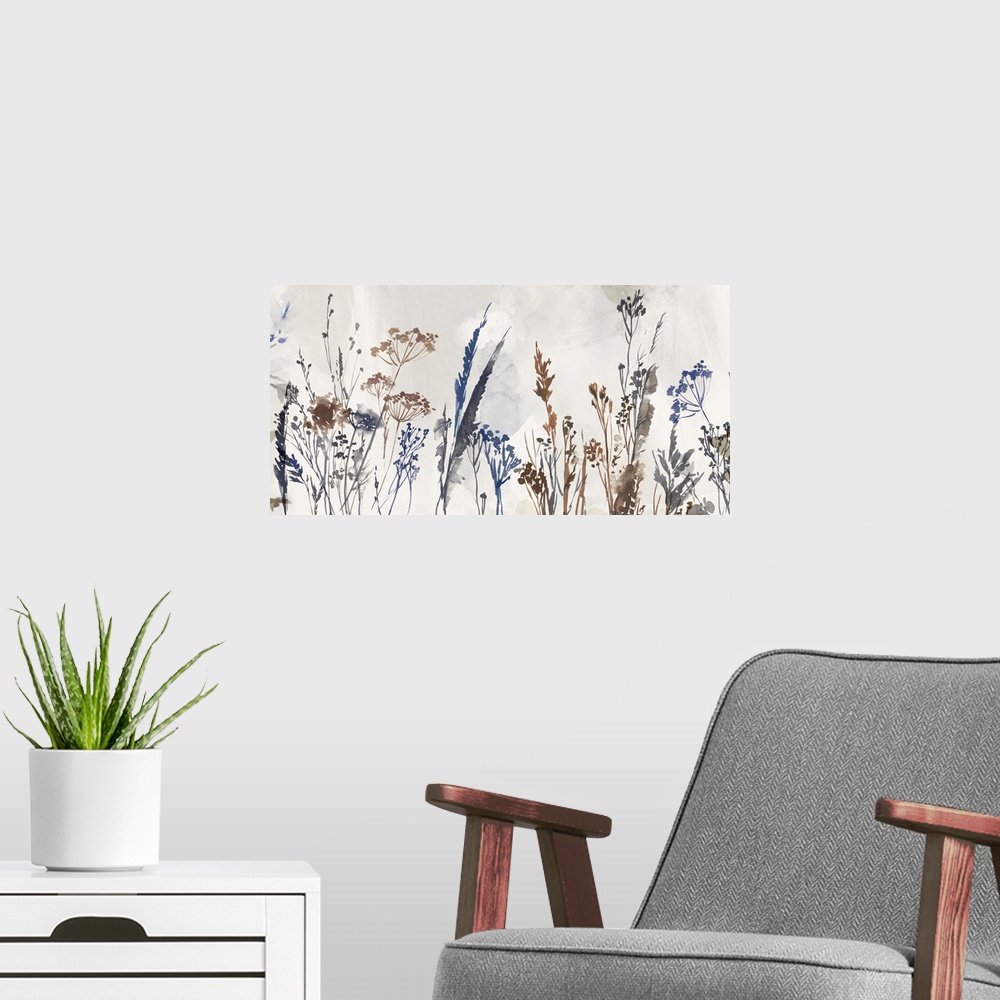A modern room featuring Summer Grass