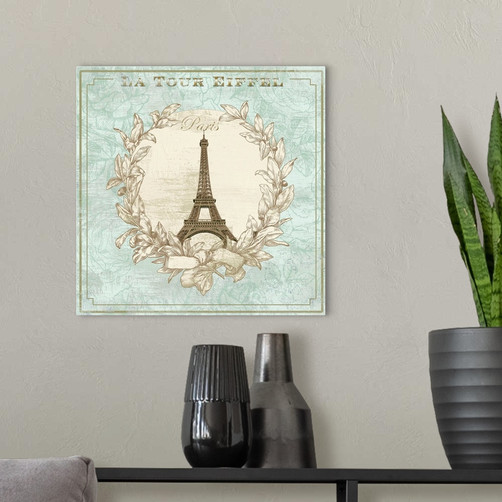 A modern room featuring Tour De Eiffel Mini