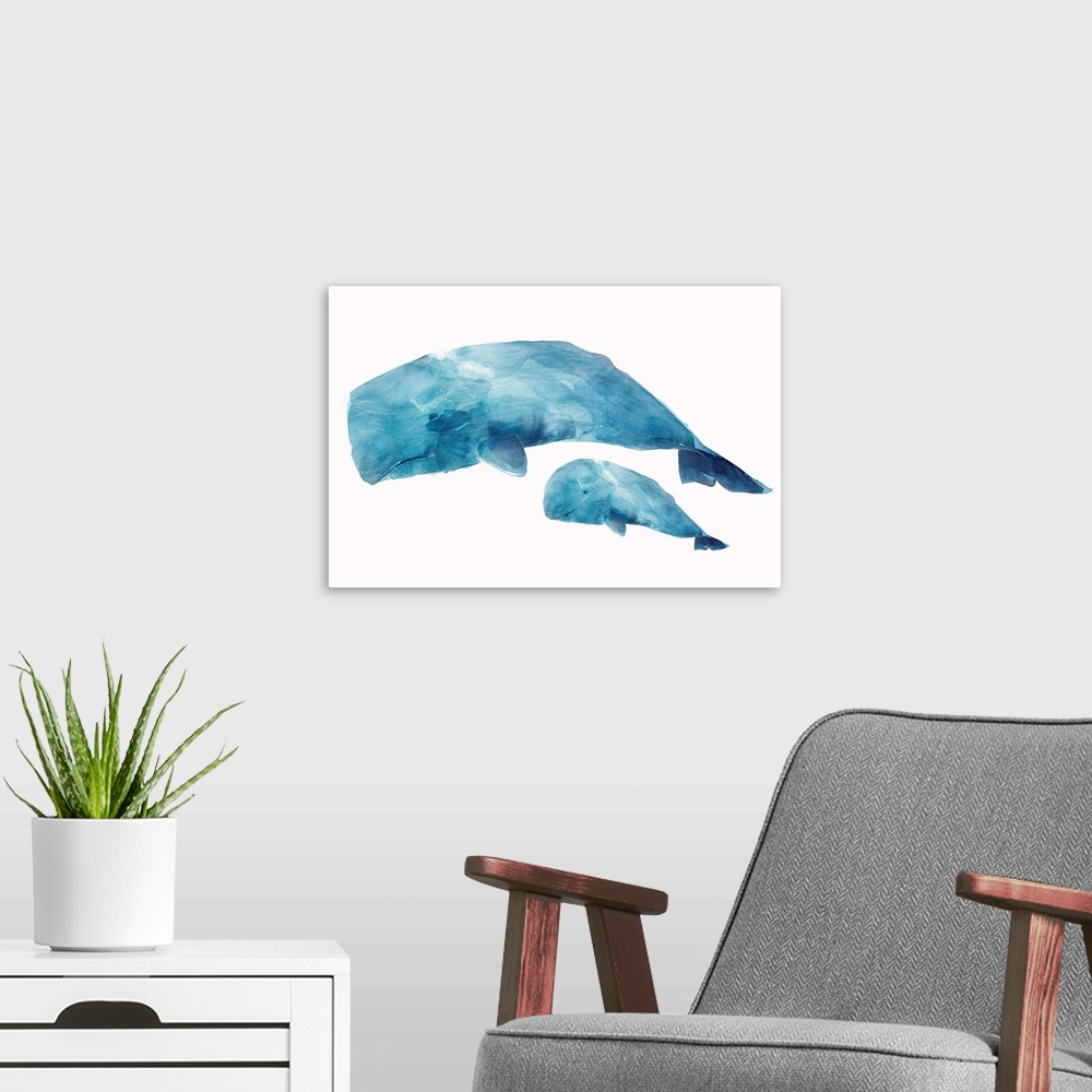 A modern room featuring Whale Baby